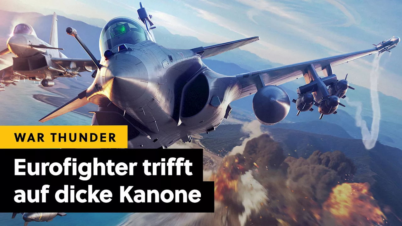 Eurofighter Typhoon und Panzerhaubitze 2000 kommen zu War Thunder