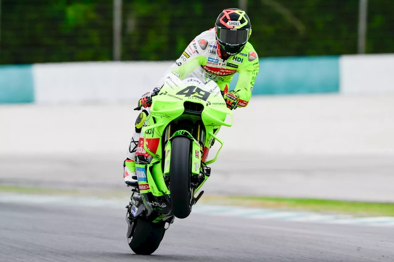 Di Giannantonio Breaks Collarbone in Wheelie Crash at Sepang MotoGP Test