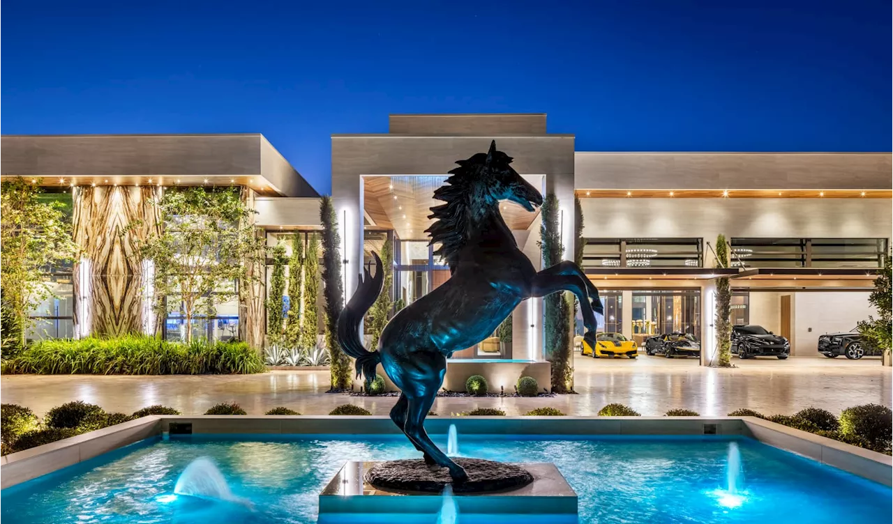 A $50 million Ferrari-inspired mansion just broke a local record in Delray Beach, Florida. Take a look inside