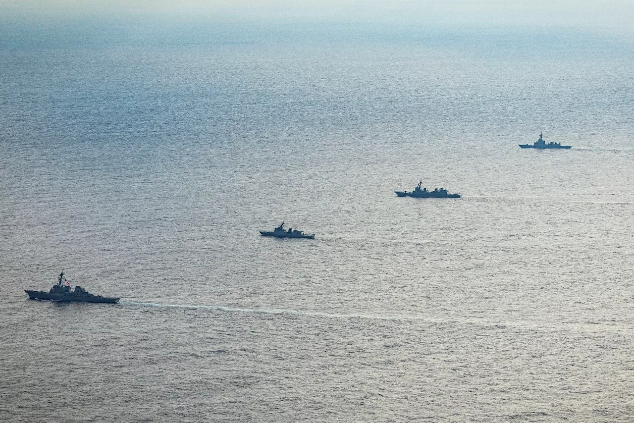 Chinese Warship Monitors US-Led Naval Exercise in South China Sea