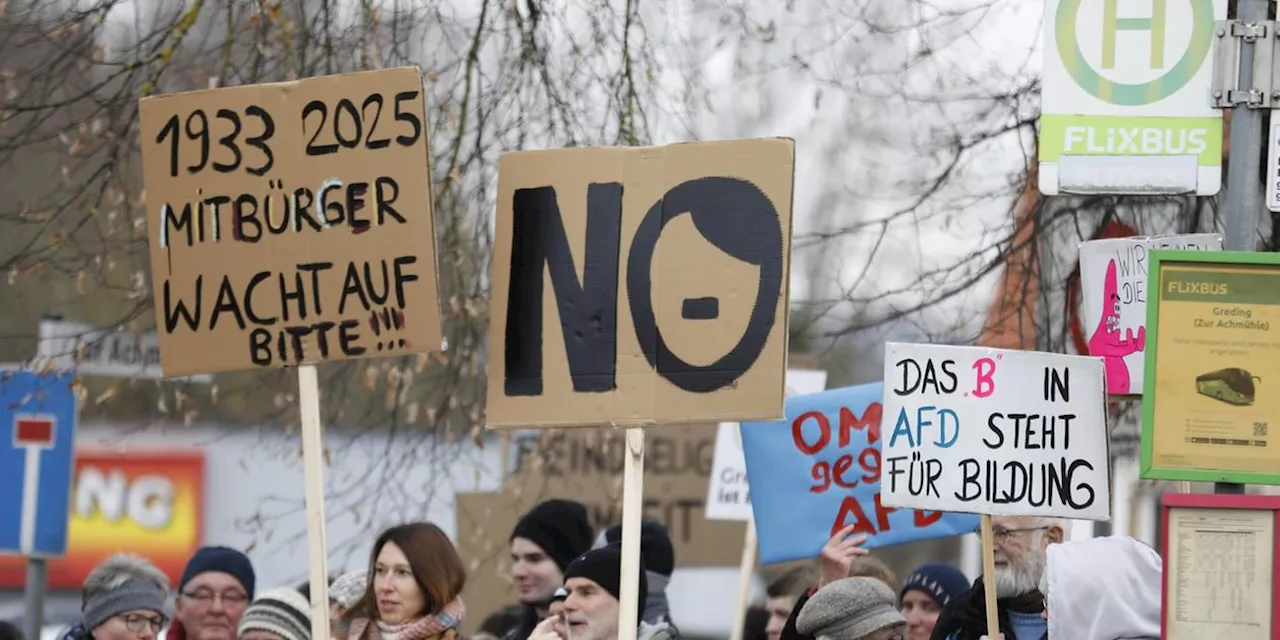 Alice Weidels Wahlkampfauftakt in Greding: AfD steht vor massiven Protesten