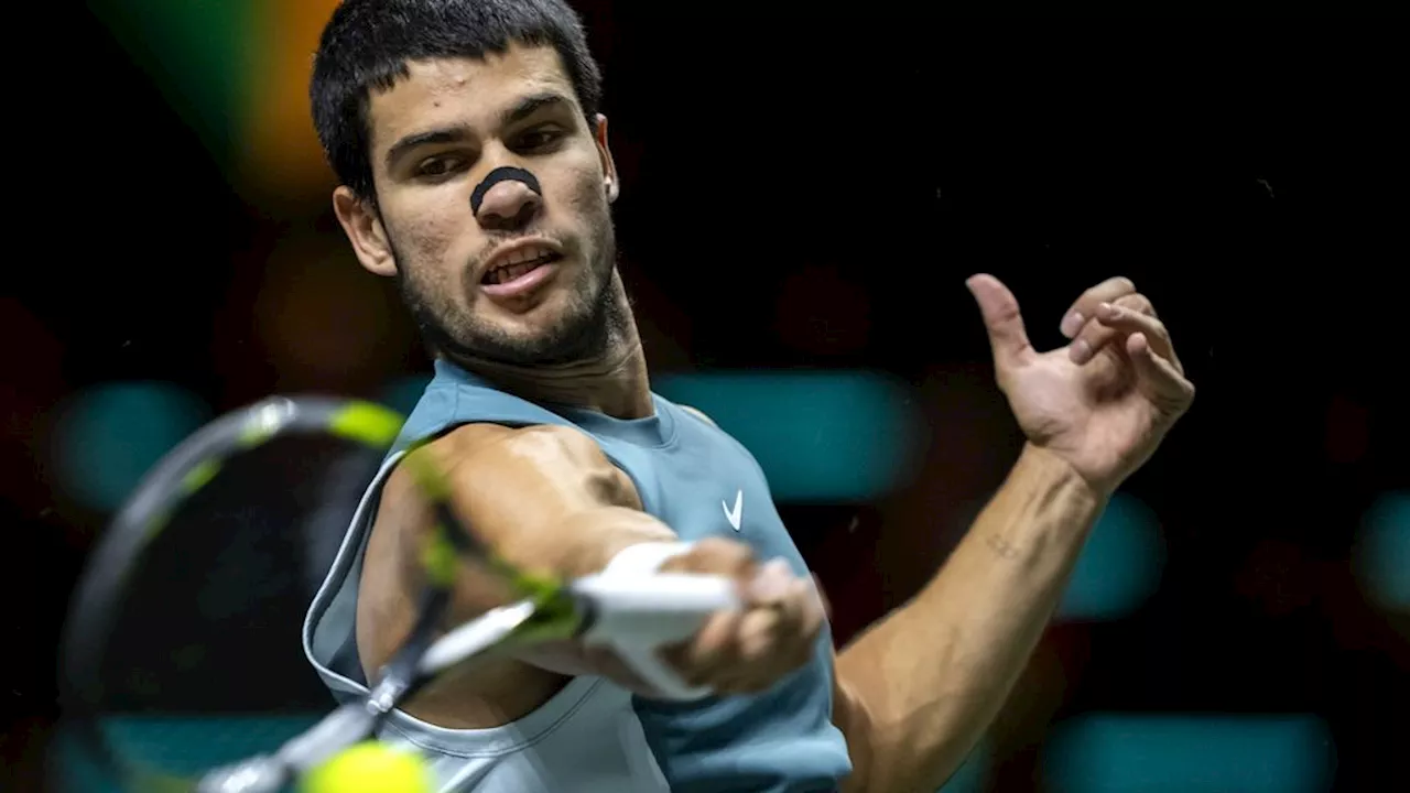 Alcaraz breekt gemakkelijk door naar halve finale ABN Amro Open