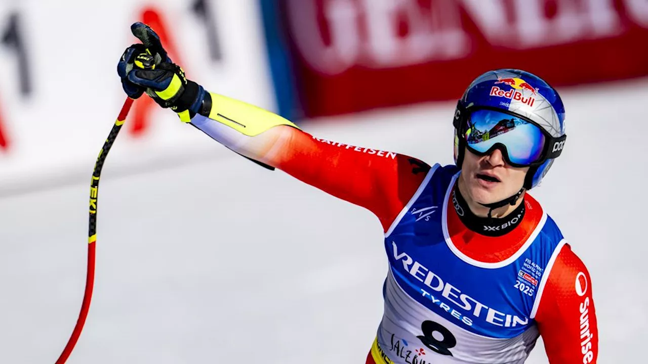 Odermatt domineert Super G op WK alpineskiën in Saalbach