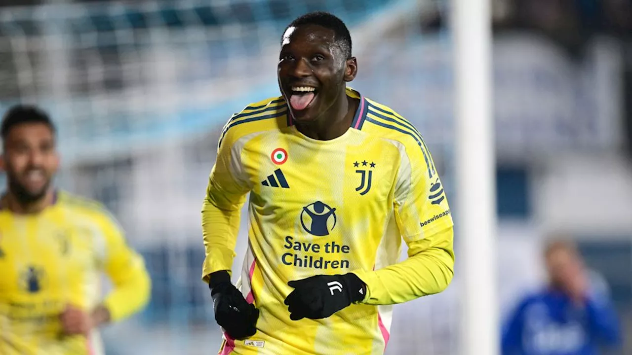 Juventus wint met Kolo Muani in Serie A