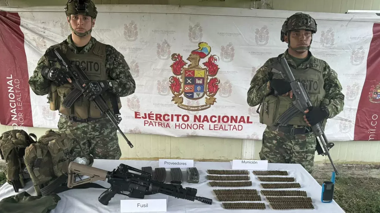 En video: menor escapó de las disidencias de las Farc en Tuluá y entregó material de guerra