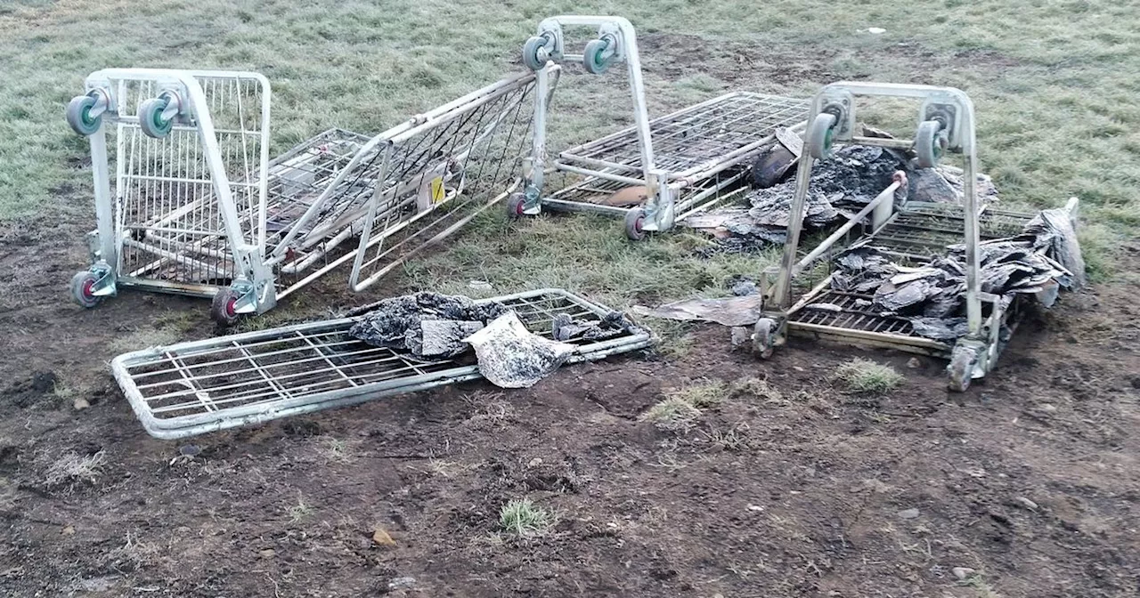 Children's Play Area Fire Sparks Anger After Vandals Light Trolleys