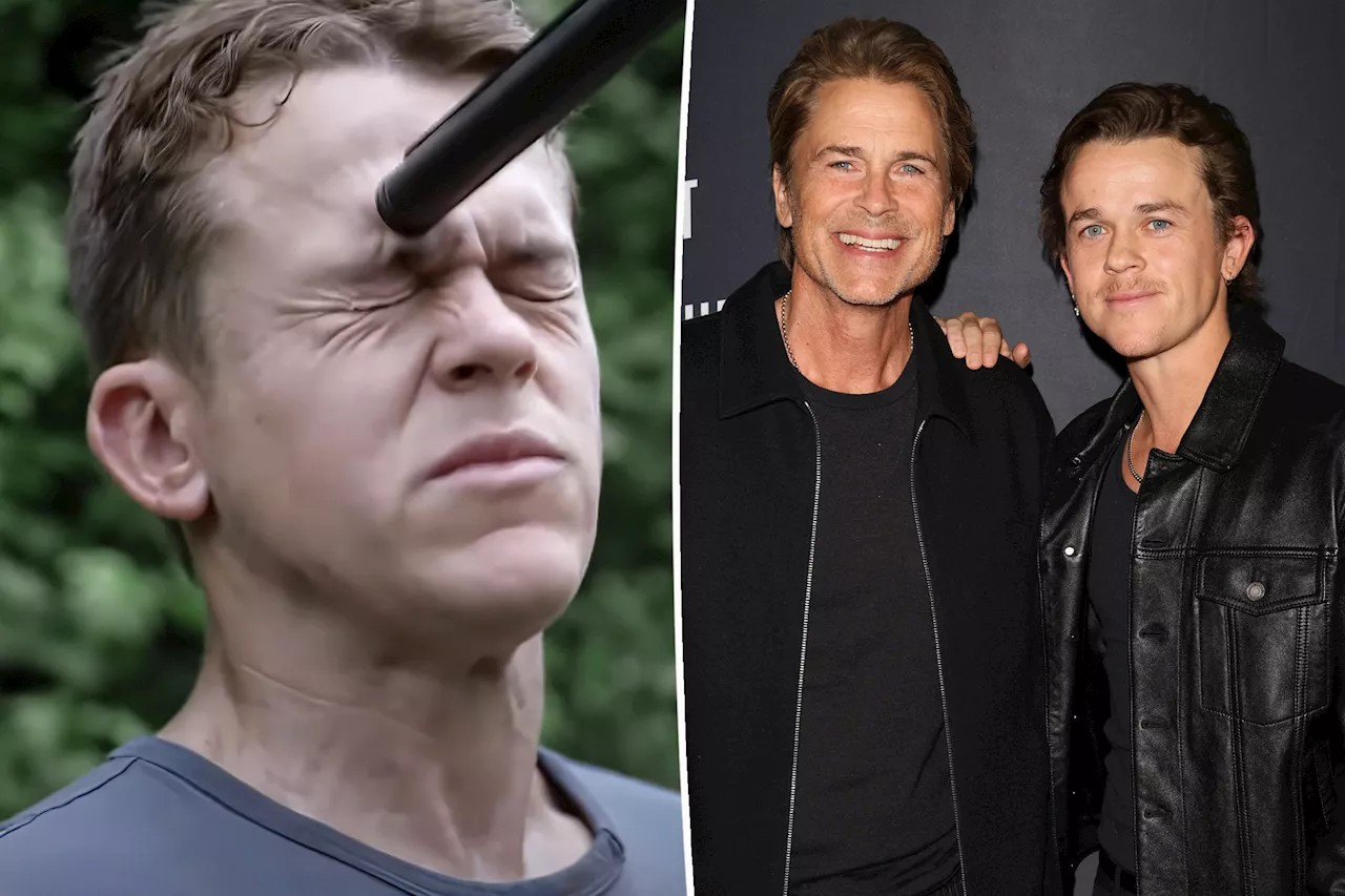 Rob Lowe’s son John had a gun pulled on him while filming ‘Grace Point’ — here’s how his famous dad reacted