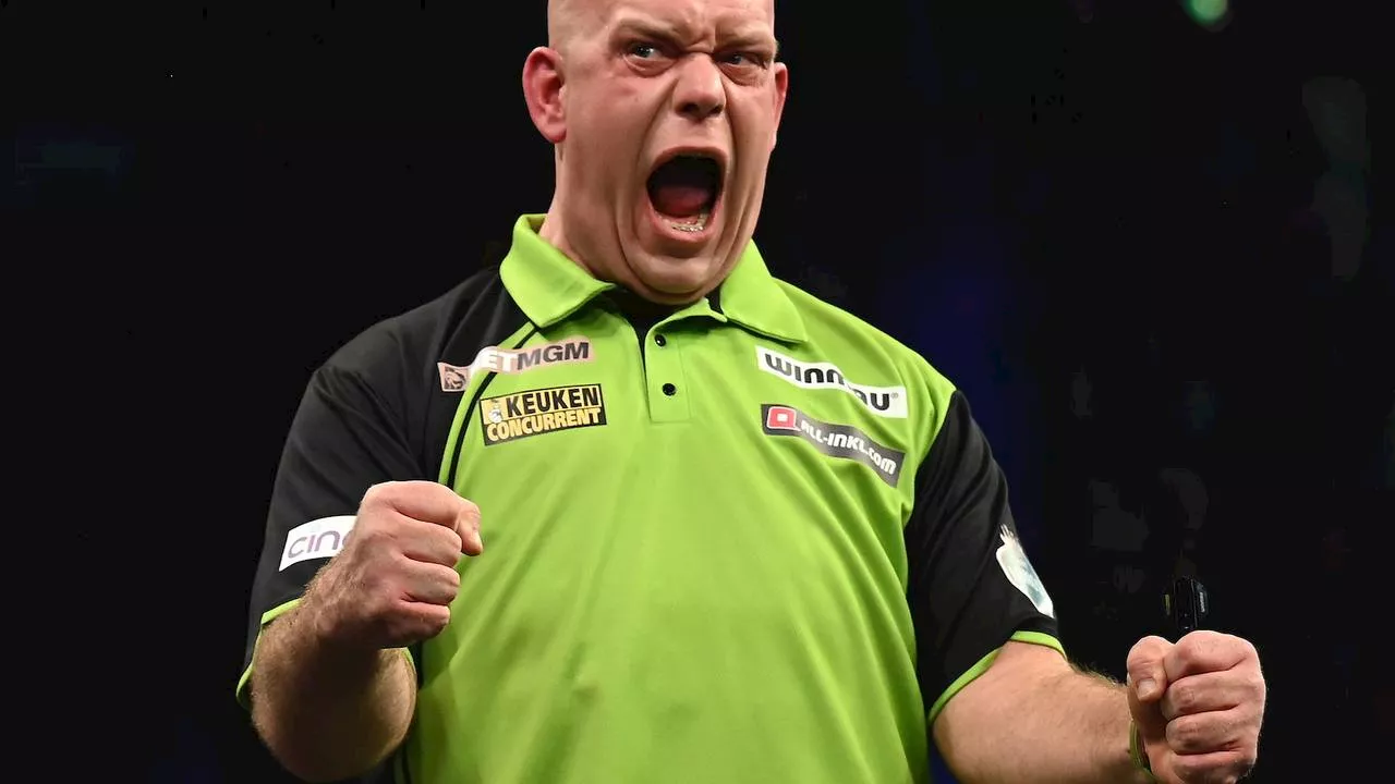 Van Gerwen start Premier League darts met vuurwerk