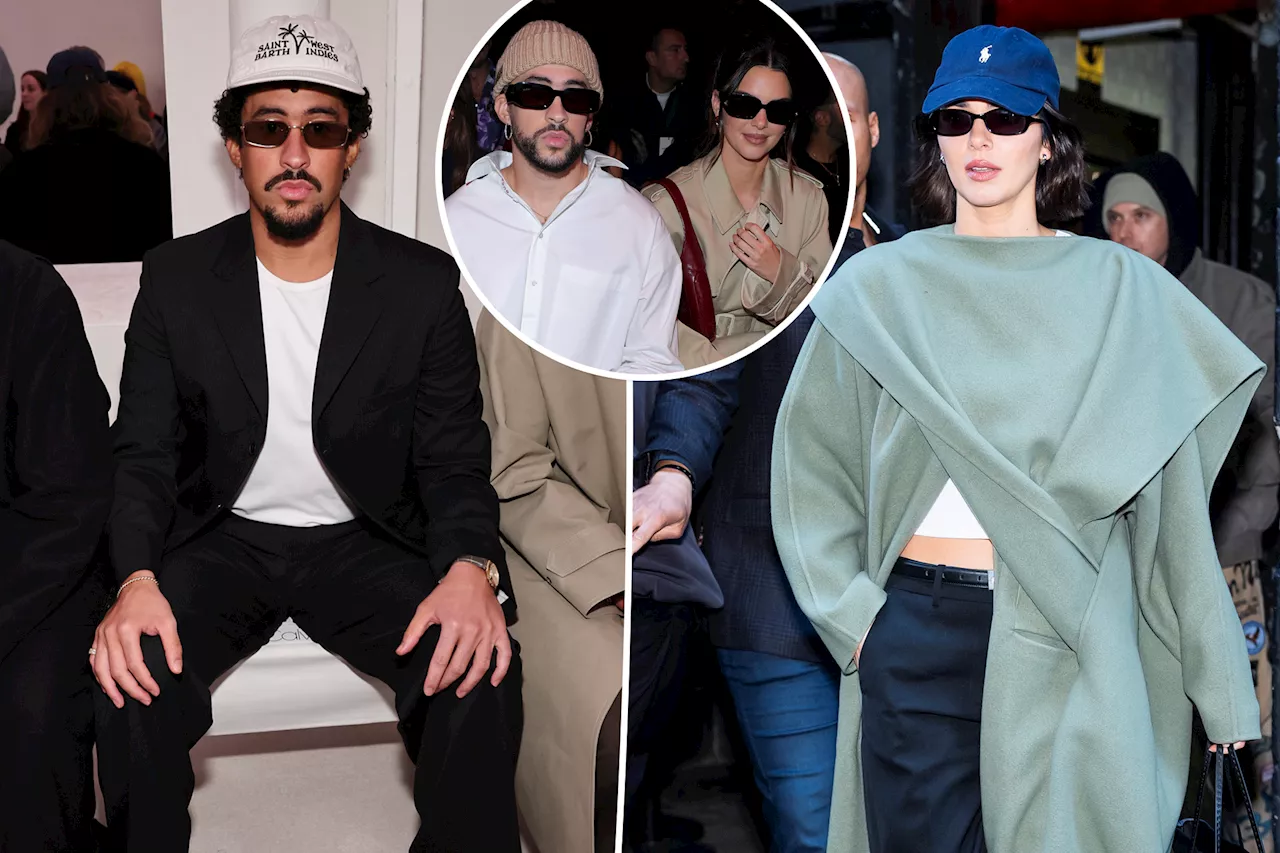 Bad Bunny sits front row at Calvin Klein fashion show — while Kendall Jenner walked the runway