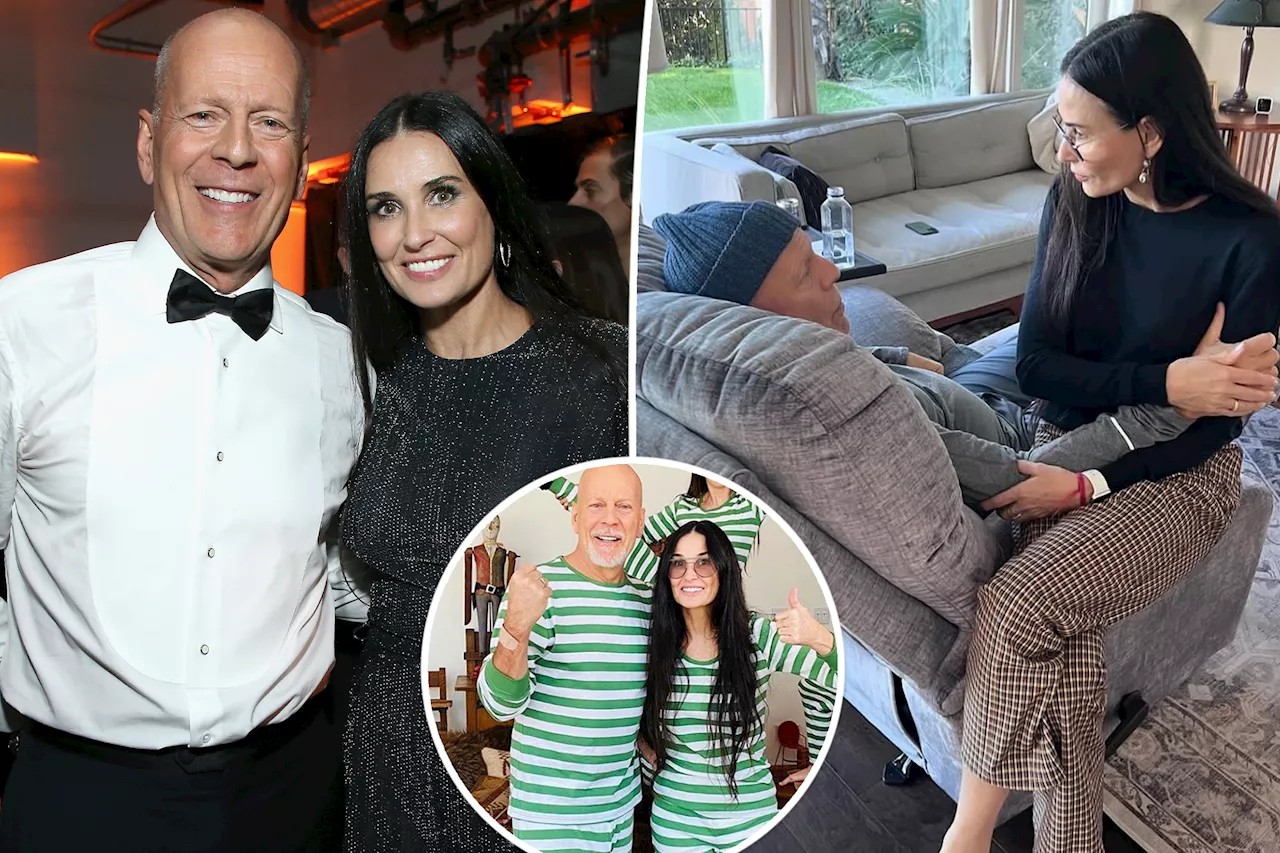 Demi Moore has weekly visits with ex-husband Bruce Willis as he battles dementia: 'We will always be a family'