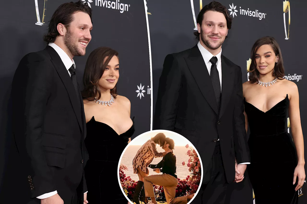 Hailee Steinfeld and Josh Allen make red carpet debut at NFL Honors nearly 3 months after engagement