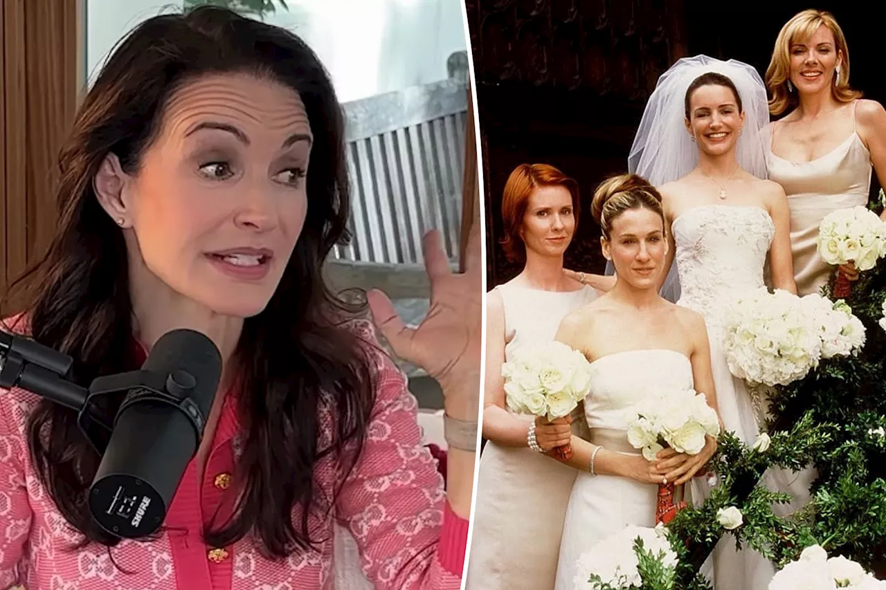 Kristin Davis reveals Sarah Jessica Parker is 'still mad' about her 'Sex and the City' bridesmaid dress: 'She was out of her mind'