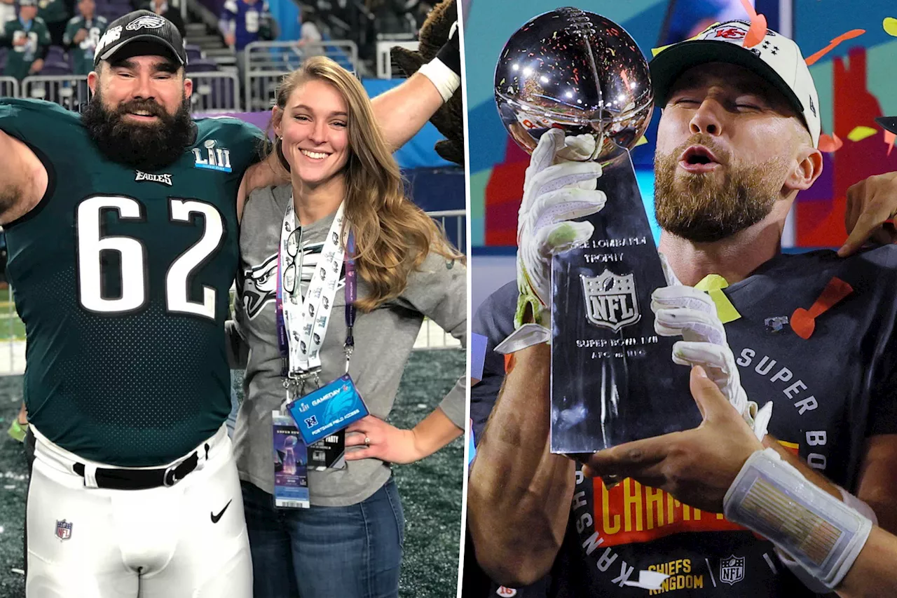 Kylie Kelce is 'so excited' for brother-in-law Travis to play in Super Bowl 2025 -- but she's still rooting for Eagles to beat him