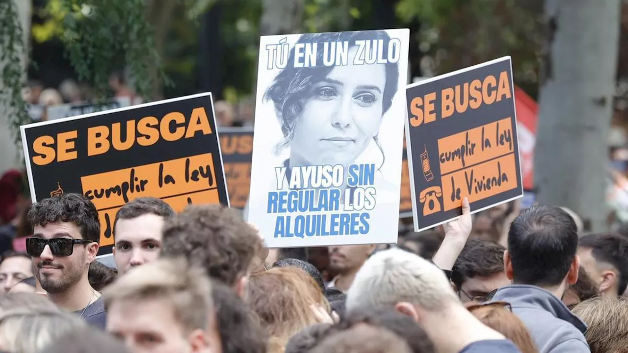 Madrid vuelve a manifestarse por el derecho a la vivienda: 'La violencia inmobiliaria se cobra víctimas todos los días'