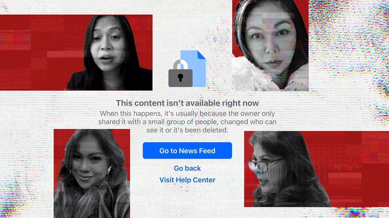 Facebook pages of pro-Duterte personalities inaccessible