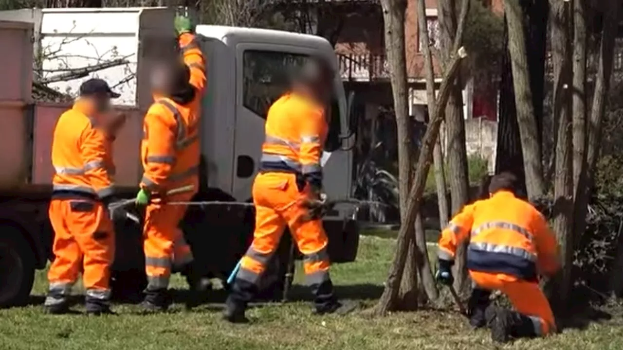 Aggressione con coltello a addetti del verde a Pietralata