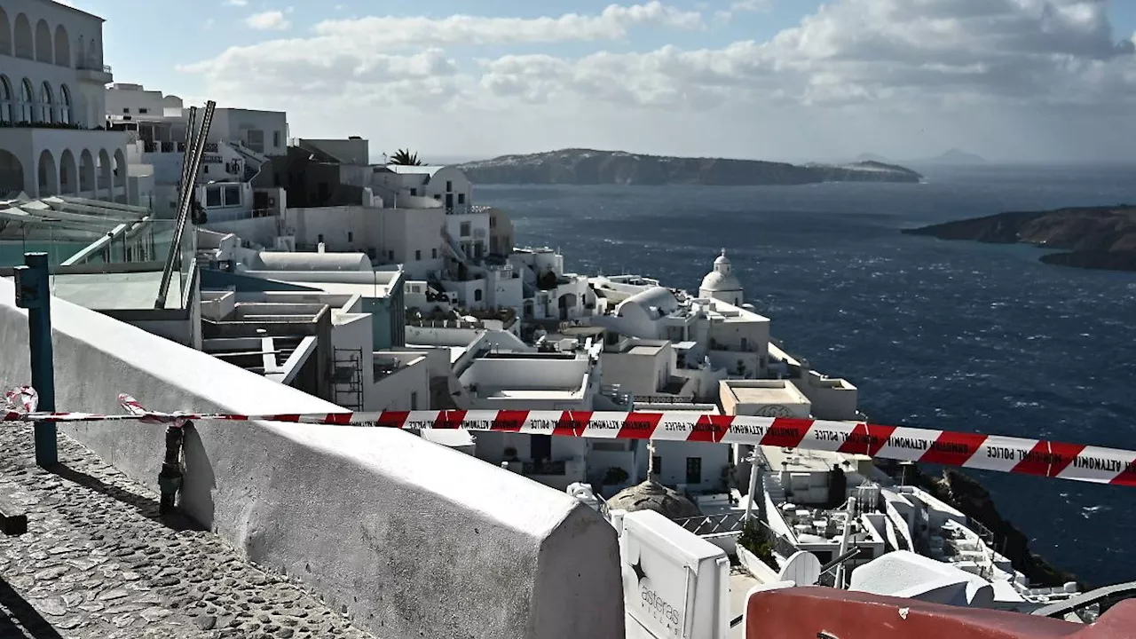 Notstand auf Santorini: Erdbeben erschüttern Insel, Tausende fliehen