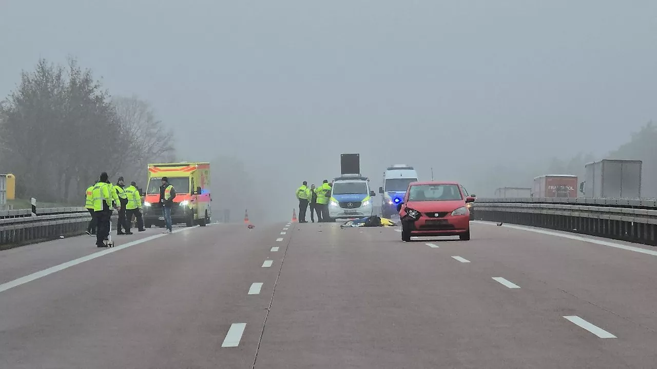 Tragischer Unfall auf der A2 in Brandenburg: Mann will zu Fuß über die Autobahn und stirbt