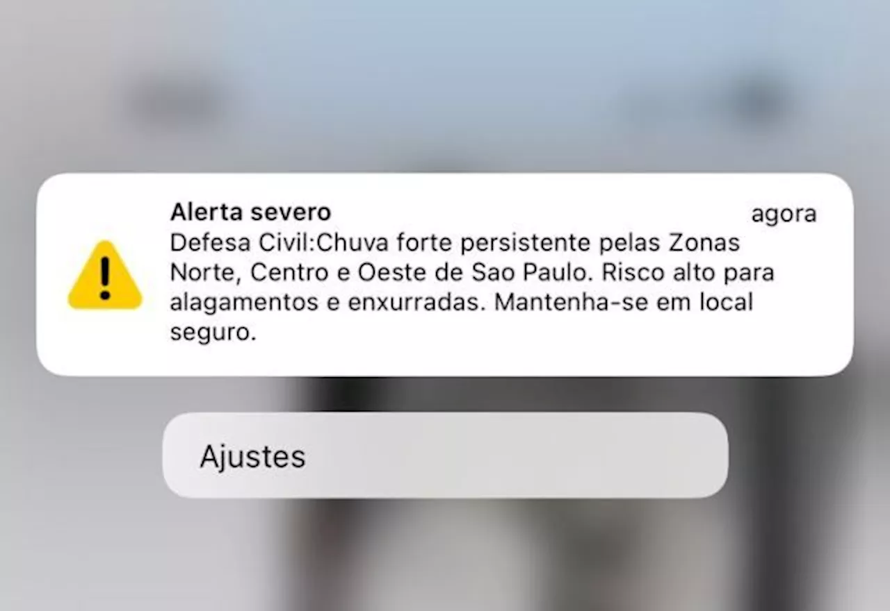 Capital de São Paulo Registra 15 Pontos de Alagamento e Alerta de Enxurradas