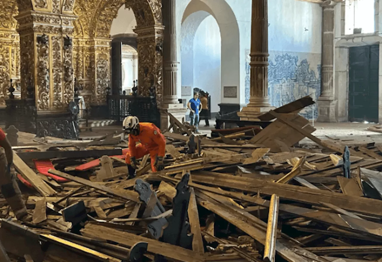 Desabamento em Igreja de Salvador: Iphan reconhece falta de manutenção, mas não a gravidade da situação