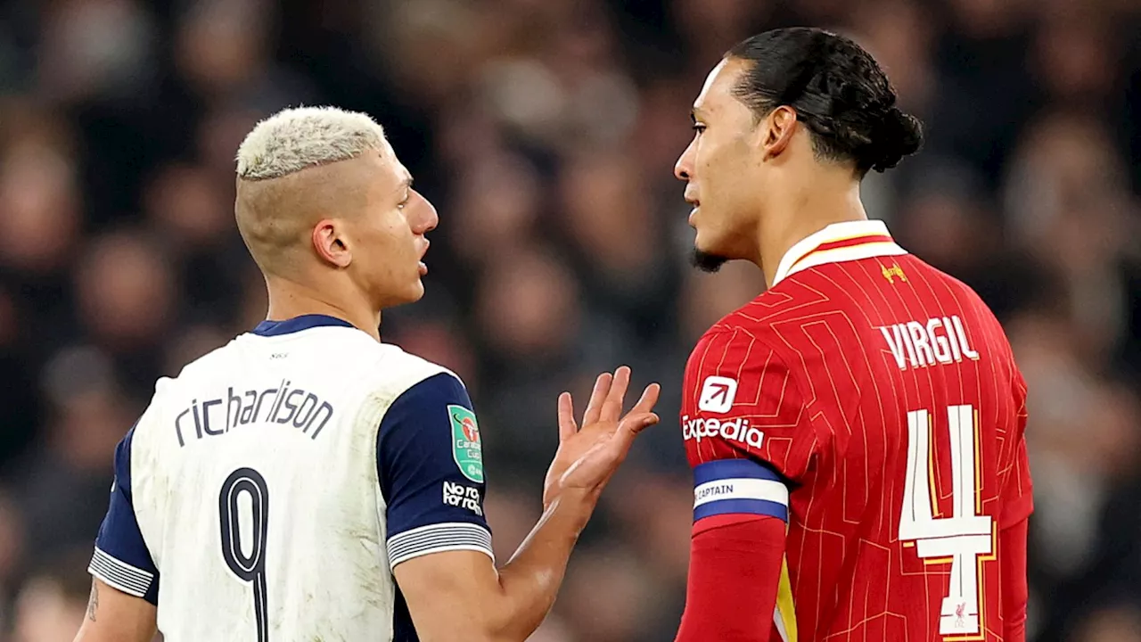 Van Dijk Trolls Richarlison After Escaping Red Card in Heated Liverpool Victory