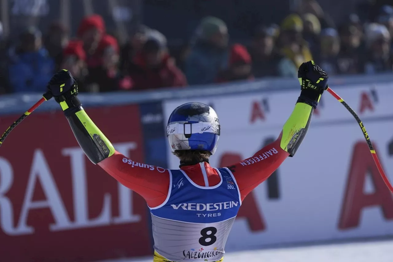 Odermatt claims gold in men's super-G at ski worlds