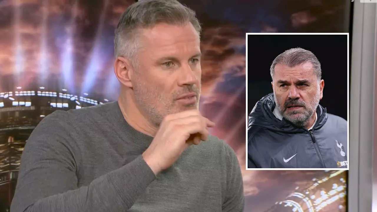 Jamie Carragher calls three Spurs players a 'disgrace' after brutal analysis of Liverpool performance