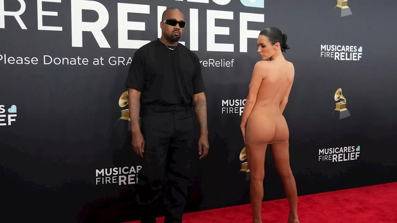 Kanye West als Adamskostüm: Virales Meme reagiert auf Bianca Censoris kühnen Auftritt