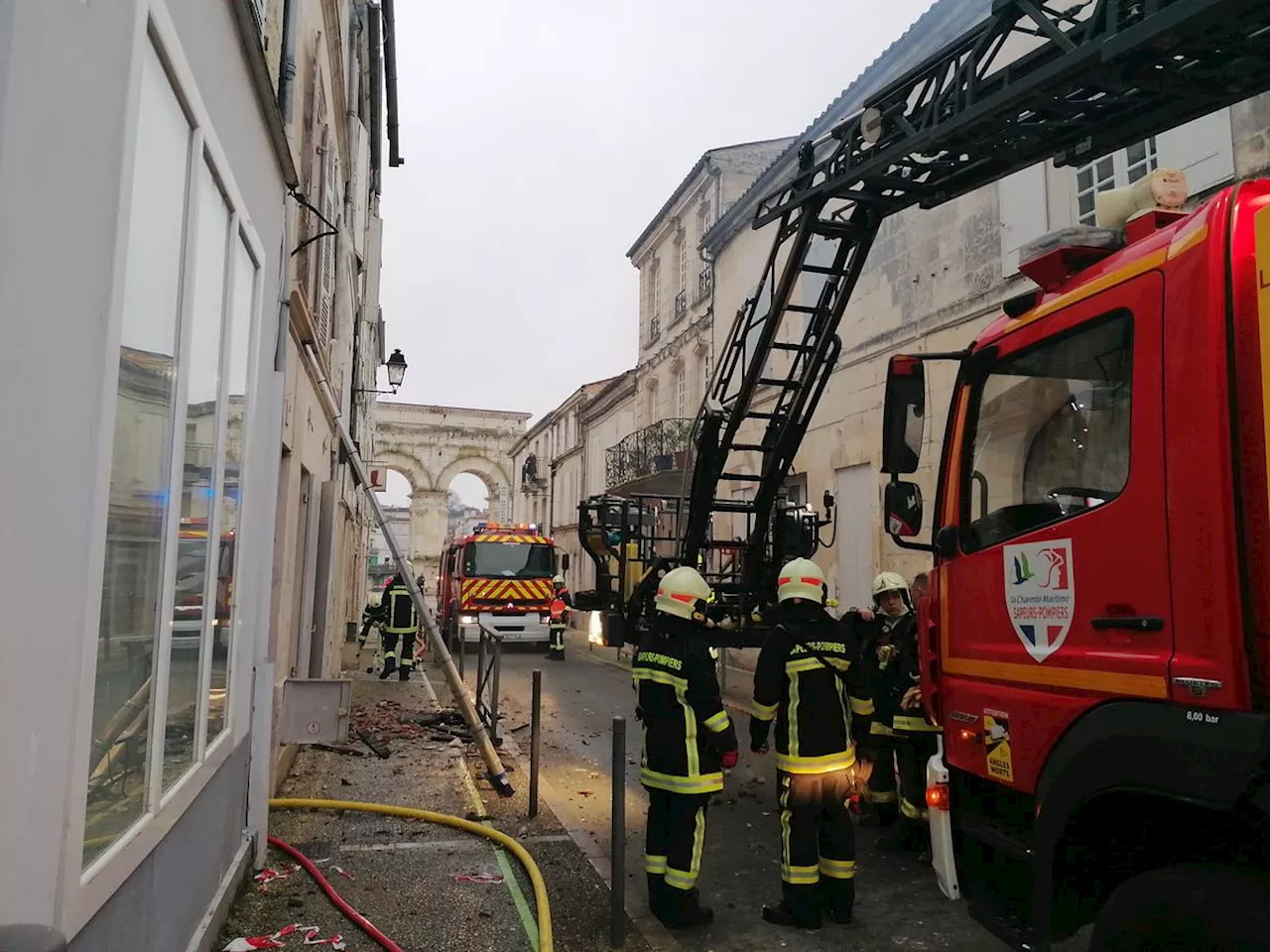 Incendie à une habitation à Saintes