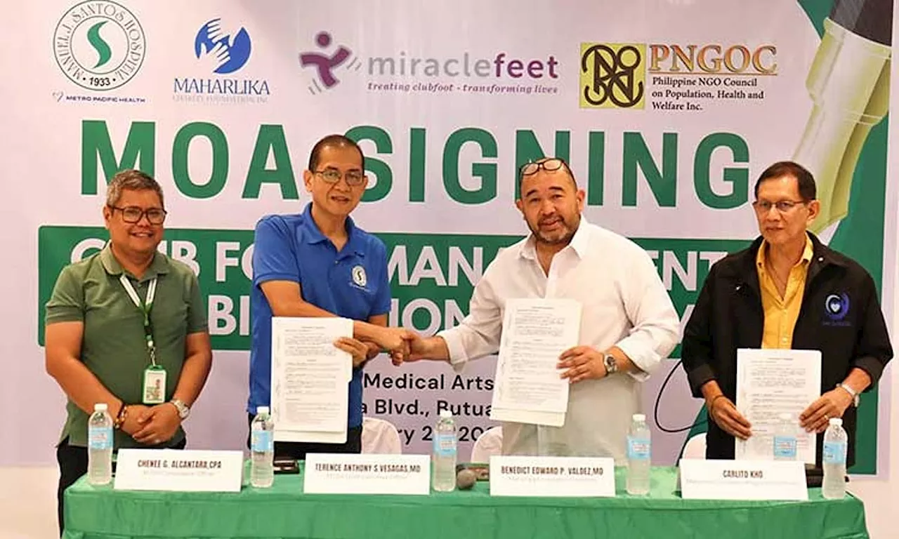 Free Clubfoot Treatment Offered in Davao and Caraga Regions