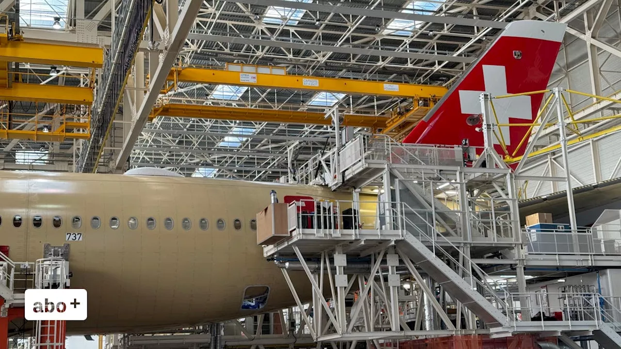 «Es ist wie Lego spielen»: In diesen XL-Hallen schraubt Airbus an der Zukunft der Swiss