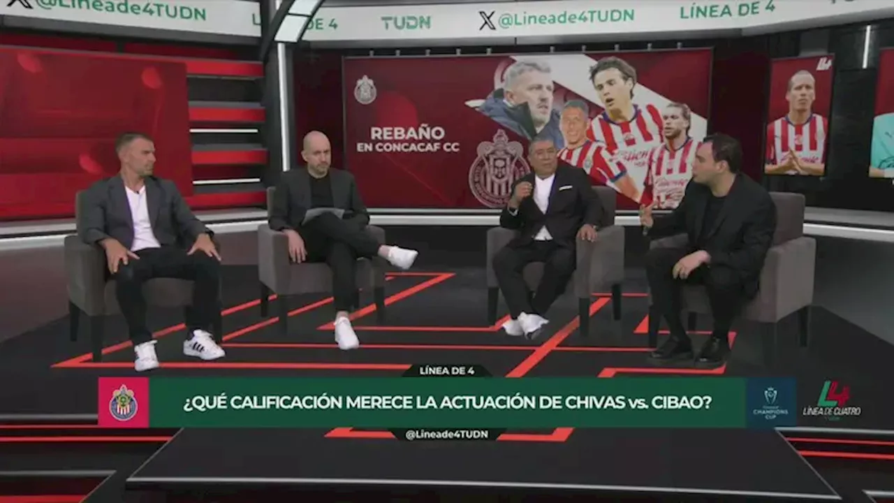 Línea de 4 y expertos culpan a los jugadores de Chivas por su mal paso