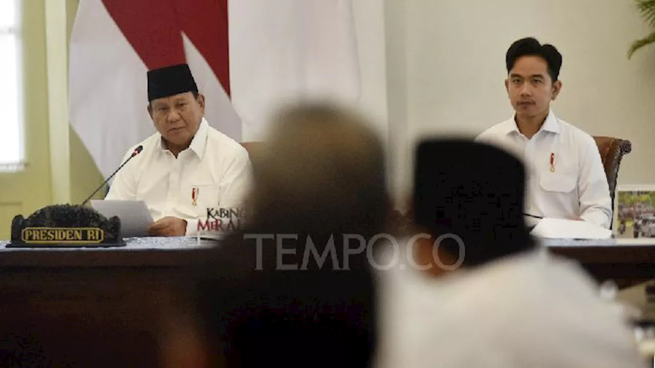 Presiden Prabowo dan Wakil Presiden Gibran Raih Sidang Perdana Dewan Pertahanan Nasional