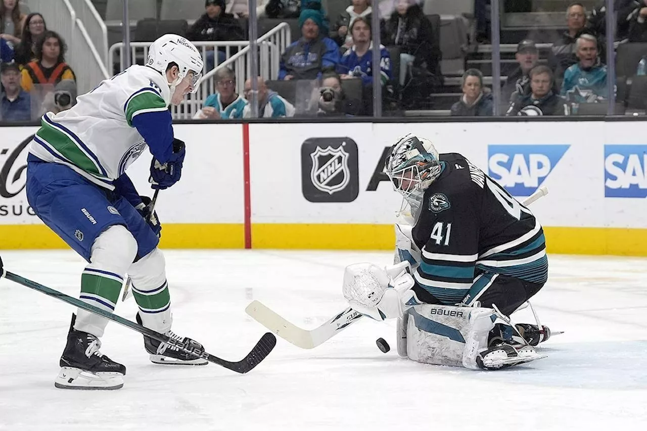 O'Connor's OT Goal Lifts Canucks Past Sharks