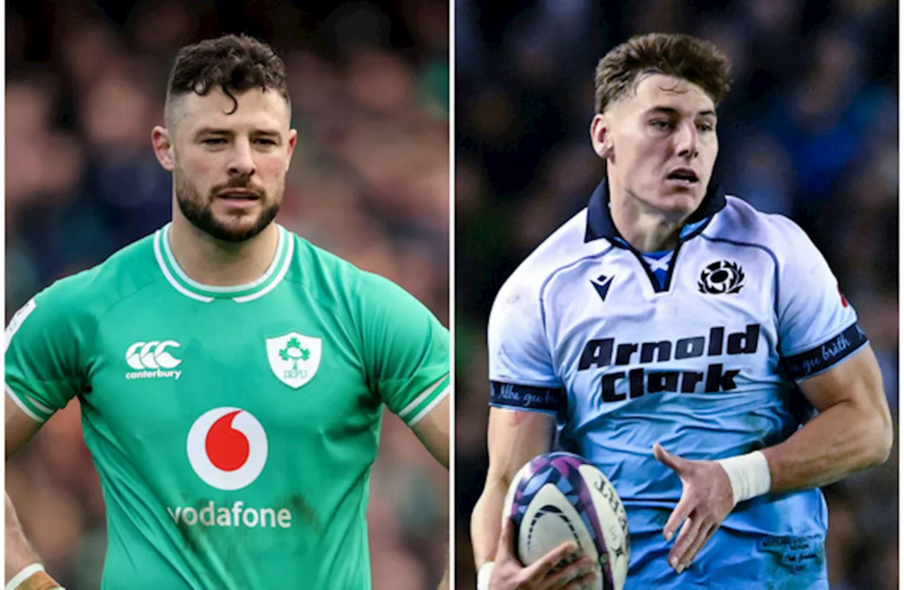 Ireland and Scotland Shuffle Centers for Six Nations Clash