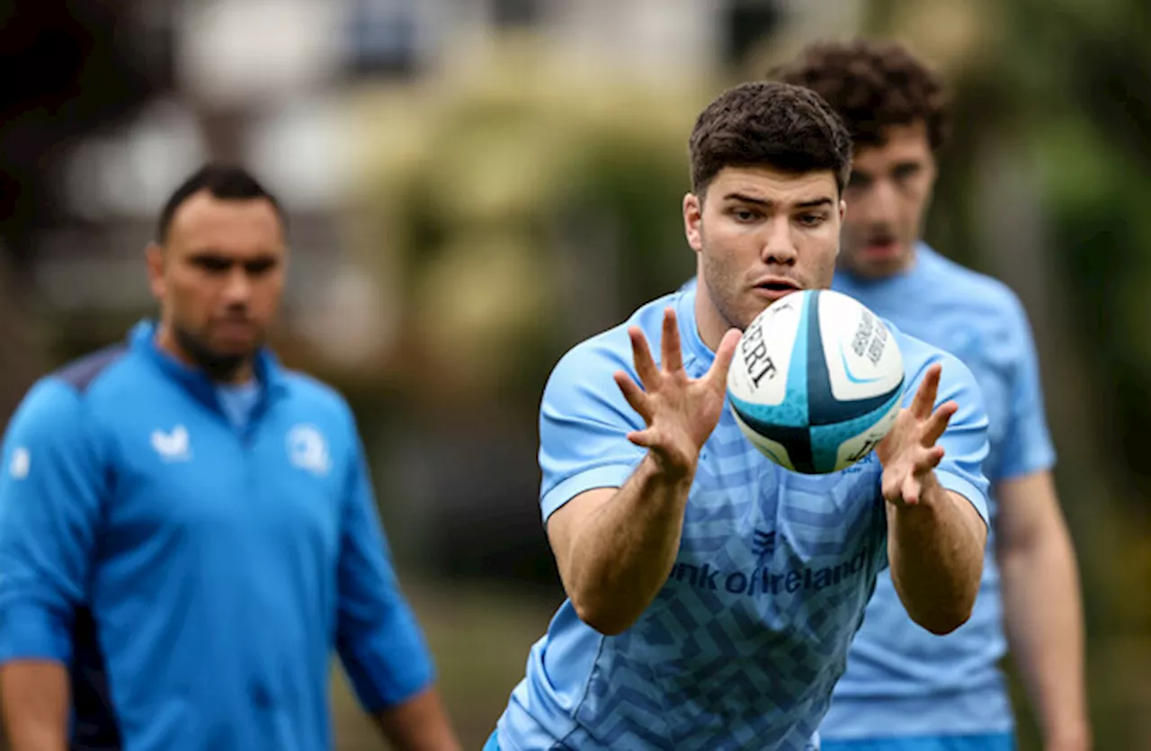 Leinster Centre Ben Brownlee Trains with Munster