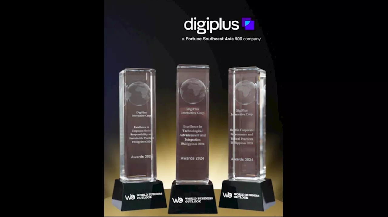 DigiPlus Interactive Bags Top Honors at World Business Outlook Awards 2024