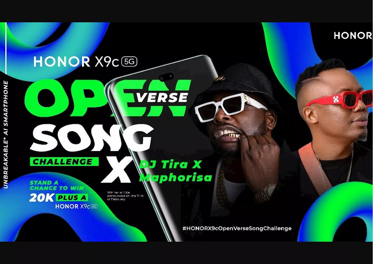 DJ Maphorisa and Tira Drop the Beat for the #HONORX9cOpenVerse Challenge