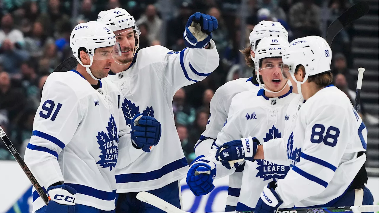 Leafs Top Kraken in Seattle