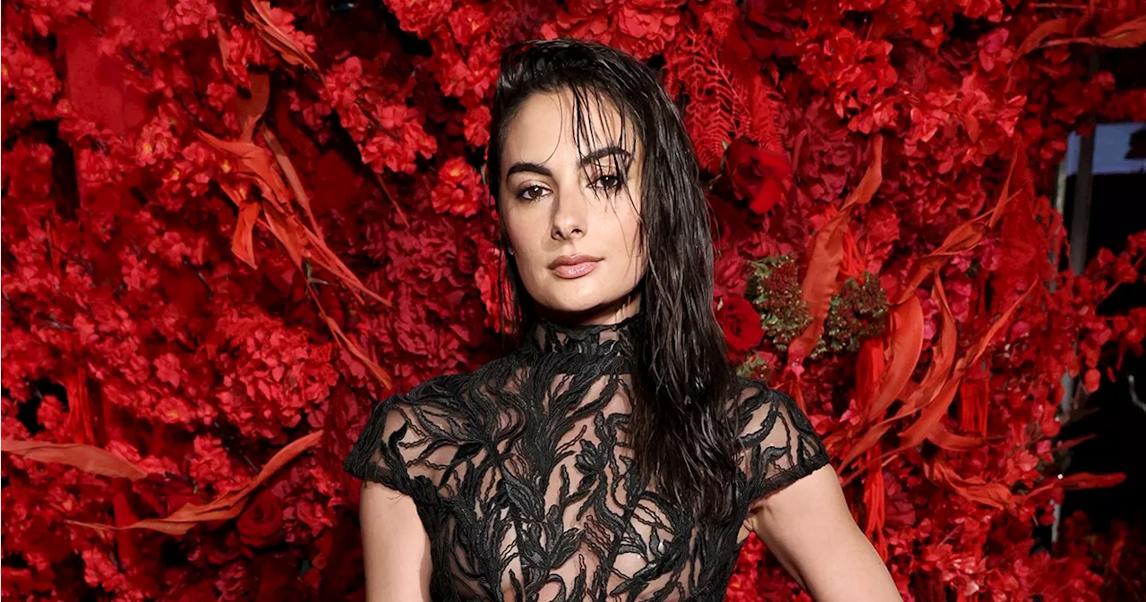 Paige DeSorbo Stuns in a Sheer Christian Siriano Dress at NYFW