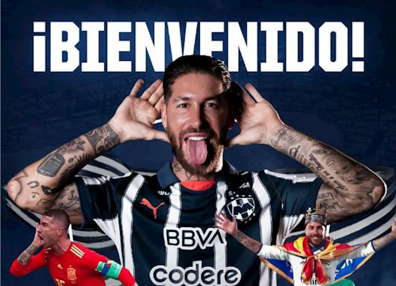 Rayados anuncia a Sergio Ramos como su nuevo refuerzo para el Clausura 2025