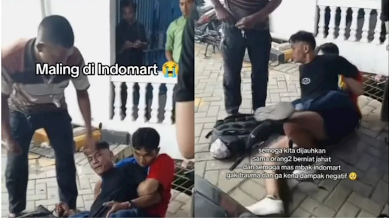 Karyawan Minimarket Beraksi Heroik Tangkap Pencuri