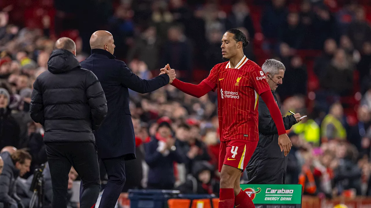 Arne Slot, Virgil van Dijk en Cody Gakpo krijgen hetzelfde cijfer na galazege Liverpool