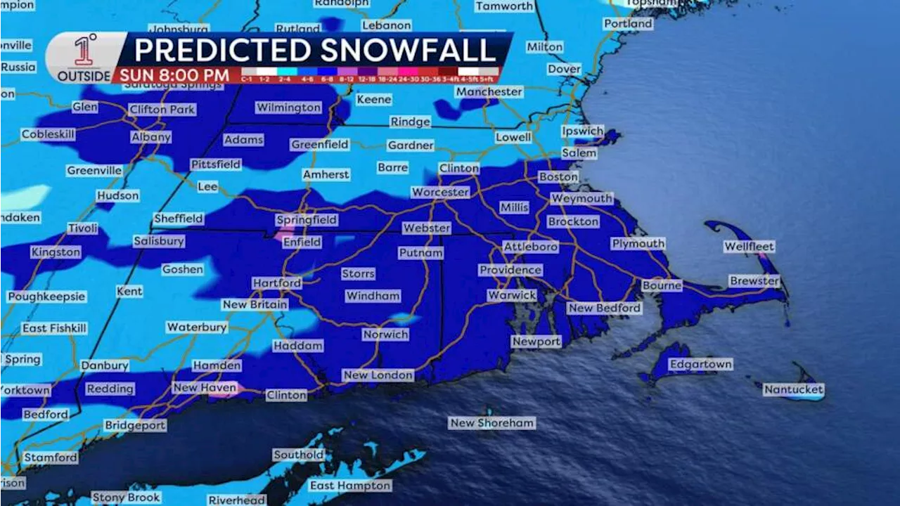 New England Braces for Weekend Snowstorm