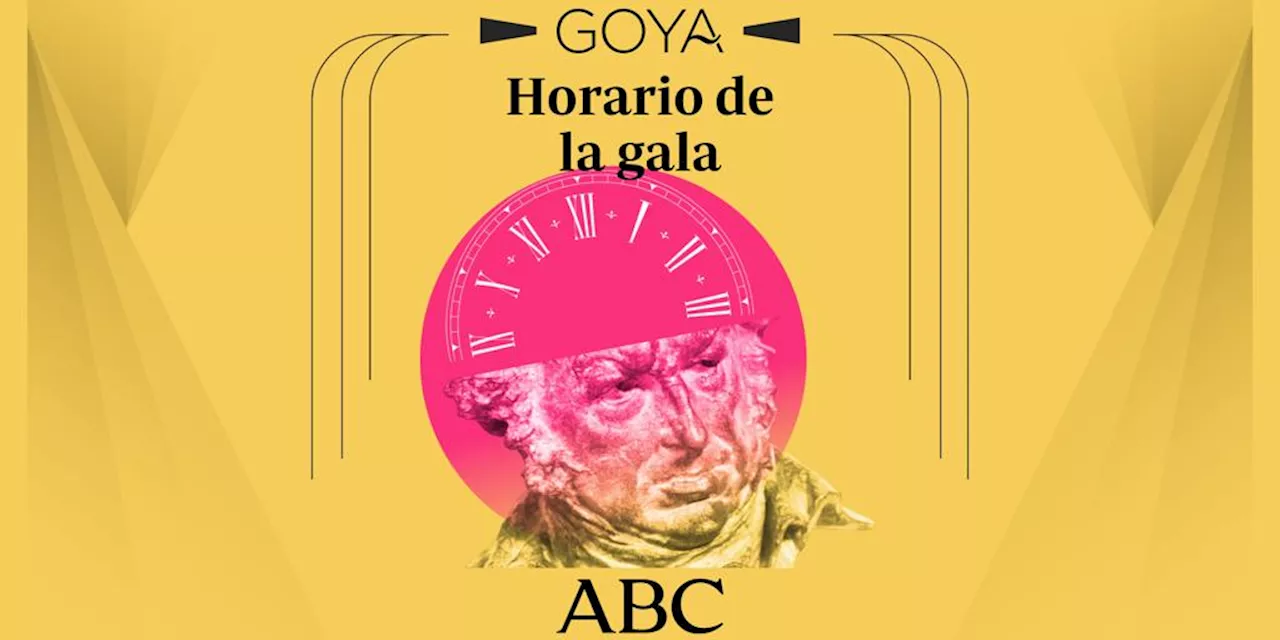 Premios Goya 2025: horario, dónde ver en televisión y online y cuánto dura la gala hoy