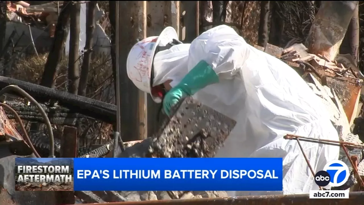 EPA Cleans Up Wildfire Debris, Prioritizes Lithium-Ion Battery Safety