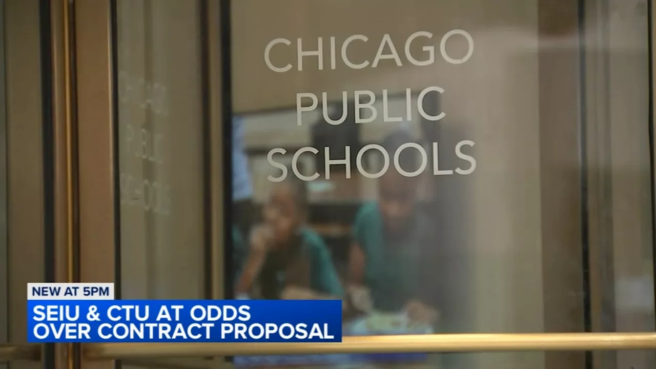 Chicago Teacher's Union and SEIU Clash Over Contract Proposal