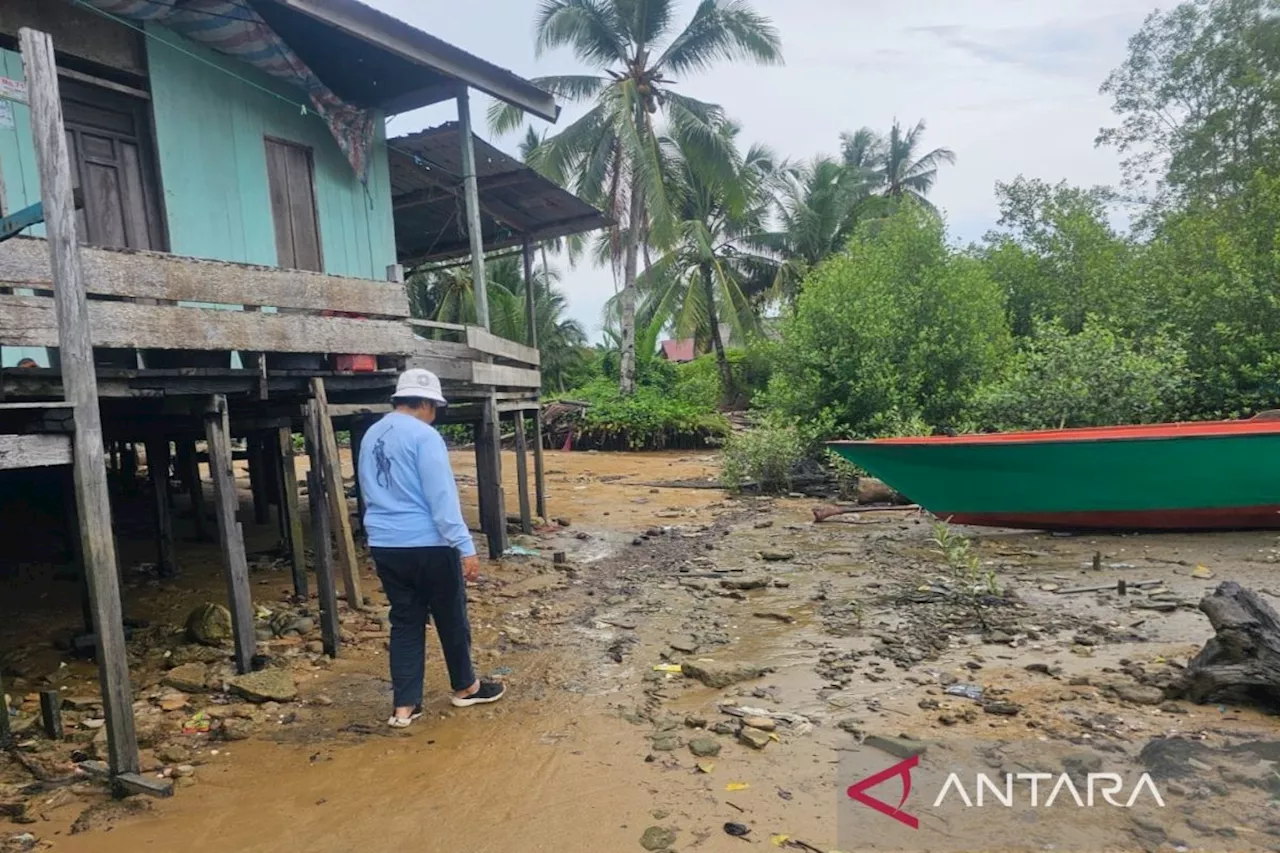 Abrasi Parah di Pantai Tanjung Tengah, Penajam Paser Utara