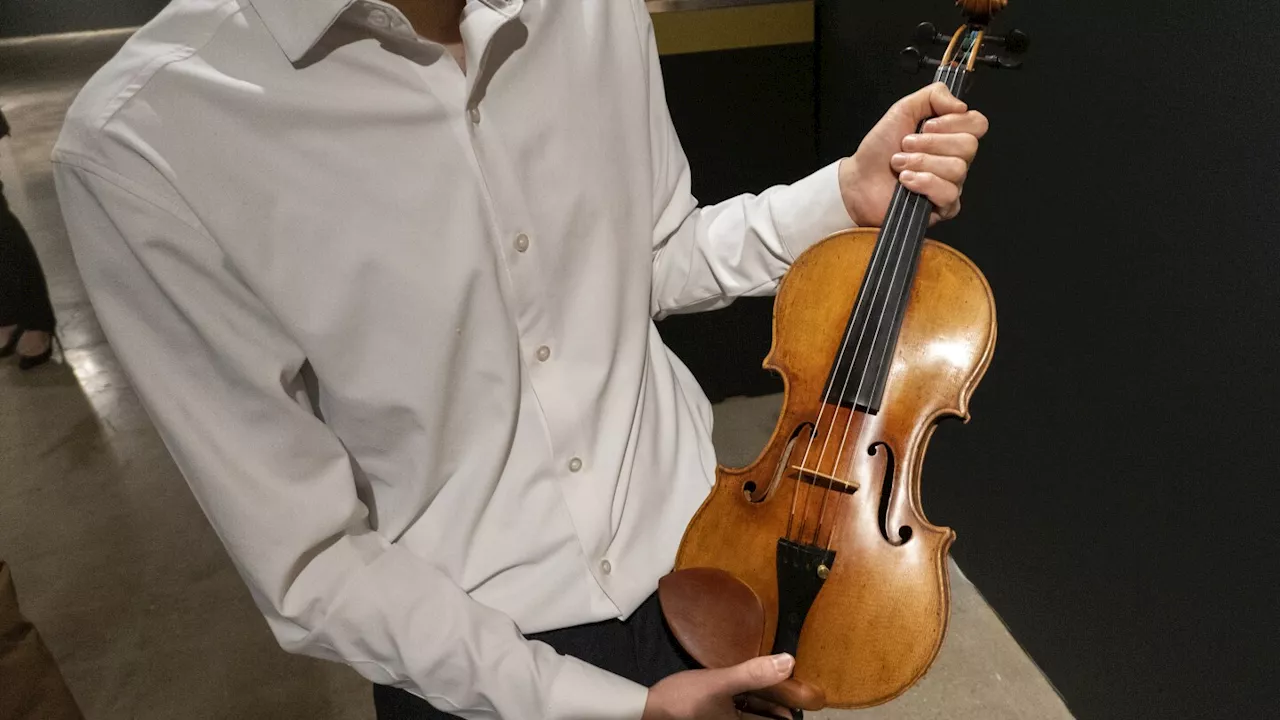 A Stradivari violin made in 1714 sells for $11.3 million at auction