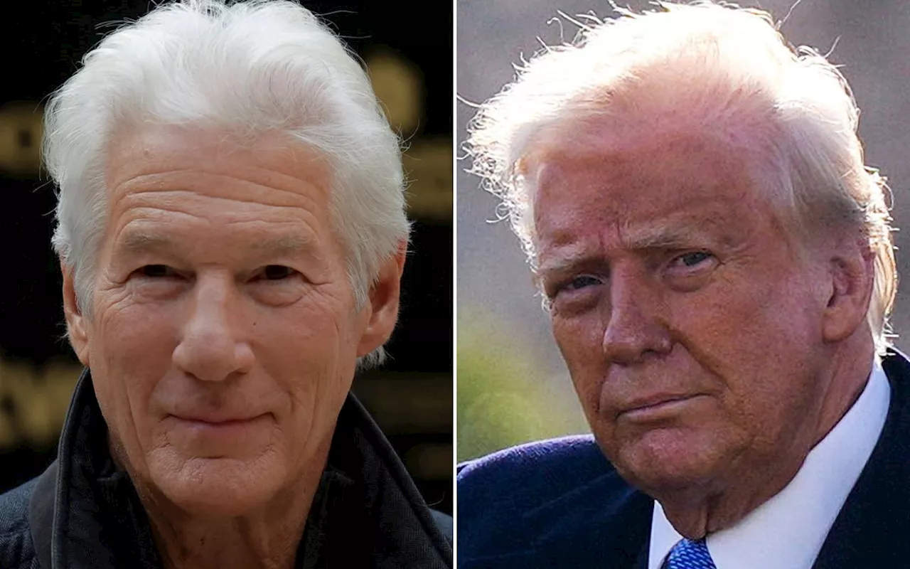 Richard Gere critica el 'matrimonio oscuro' de poder y dinero con Trump